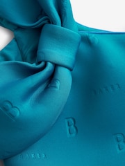 Baker by Ted Baker Bow Shoulder Embossed Scuba Dress - Image 6 of 9
