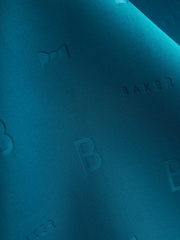 Baker by Ted Baker Bow Shoulder Embossed Scuba Dress - Image 9 of 9