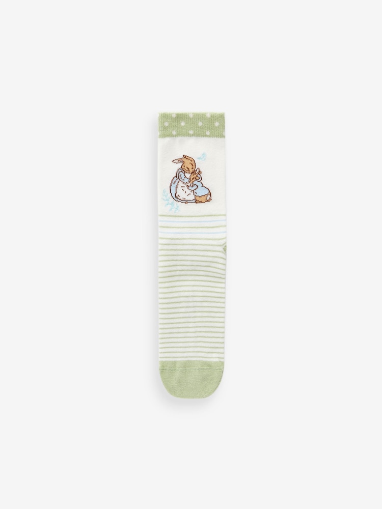 Pink / Green Peter Rabbit And Friends Ankle Socks 4 Pack - Image 2 of 5