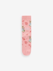 Pink / Green Peter Rabbit And Friends Ankle Socks 4 Pack - Image 3 of 5