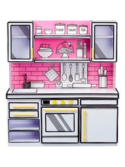 MGA Miniverse Make It Mini Kitchen Playset - Image 2 of 4