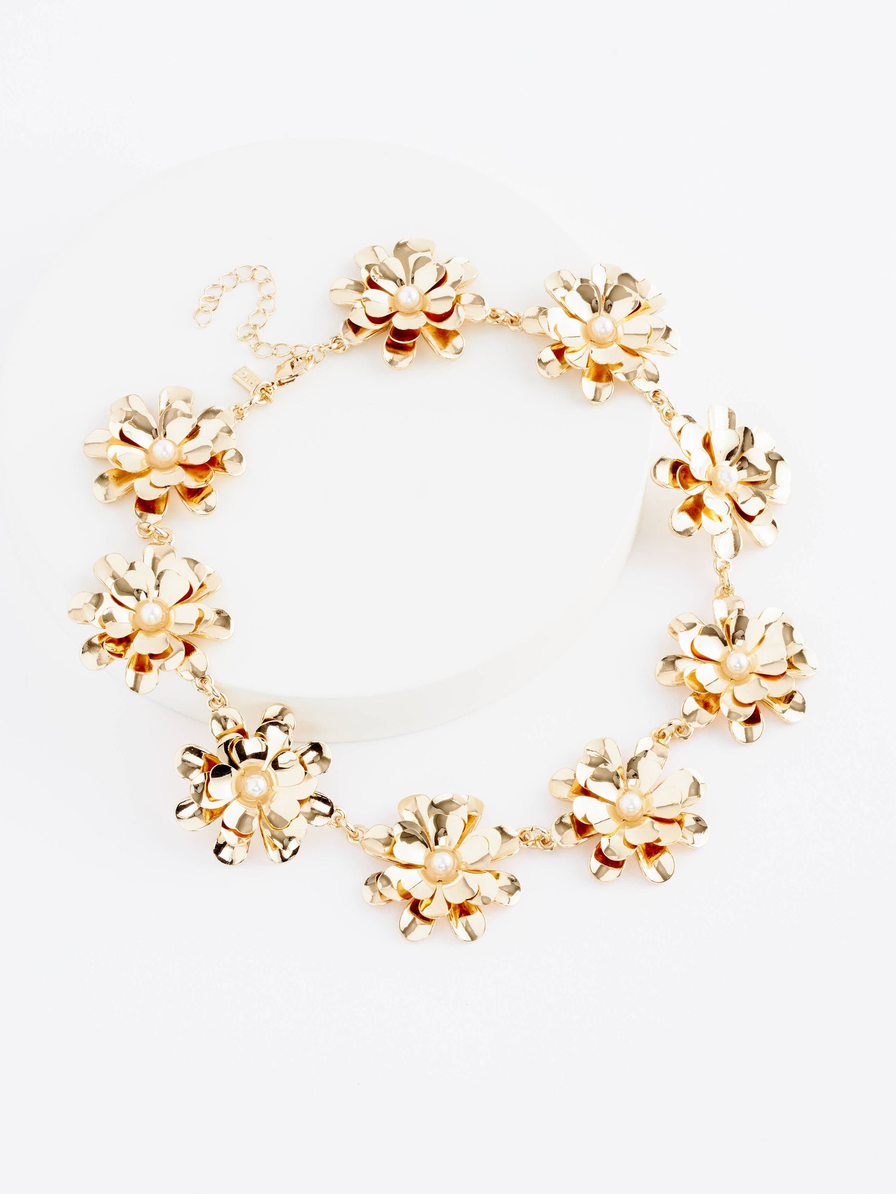Herlipto♡Clear Flower Gold Tone pierces il_340x270.2610487368_tc8k.jpg