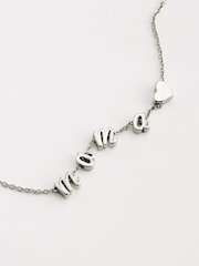 Silver Tone Mama Necklace - Image 2 of 4