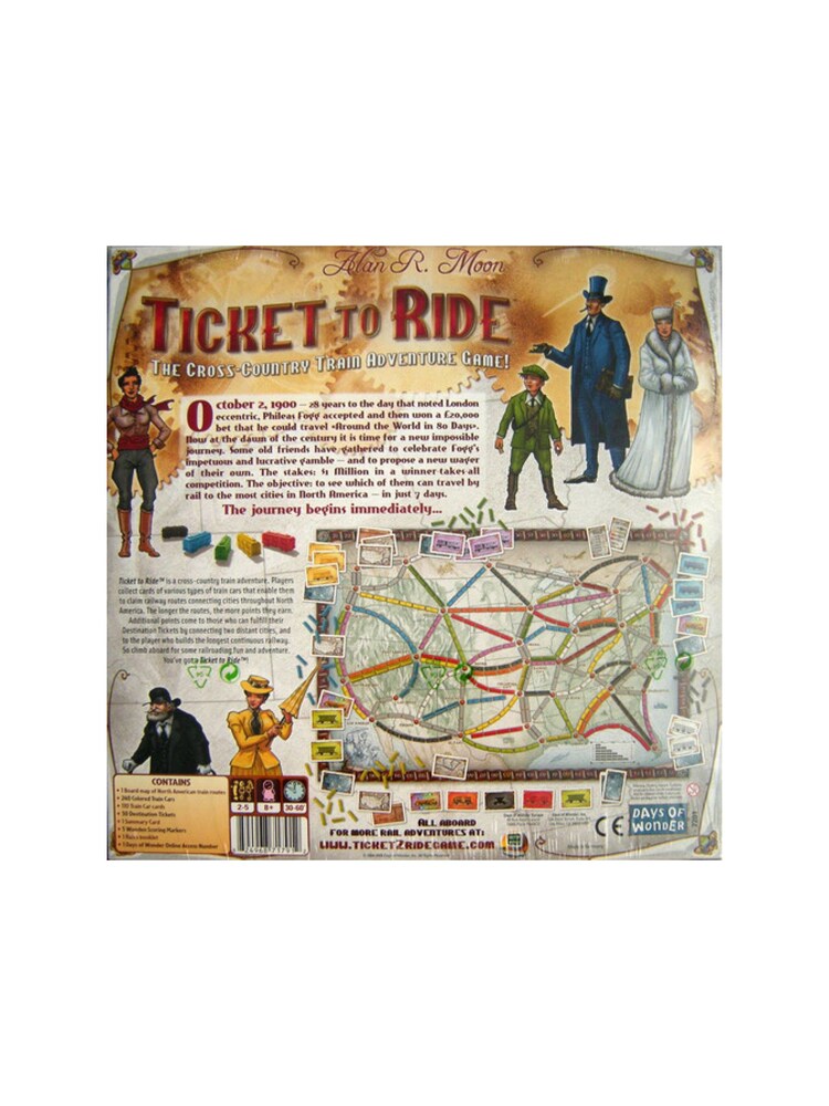 Asmodee Ticket To Ride Game - Image 2 of 4