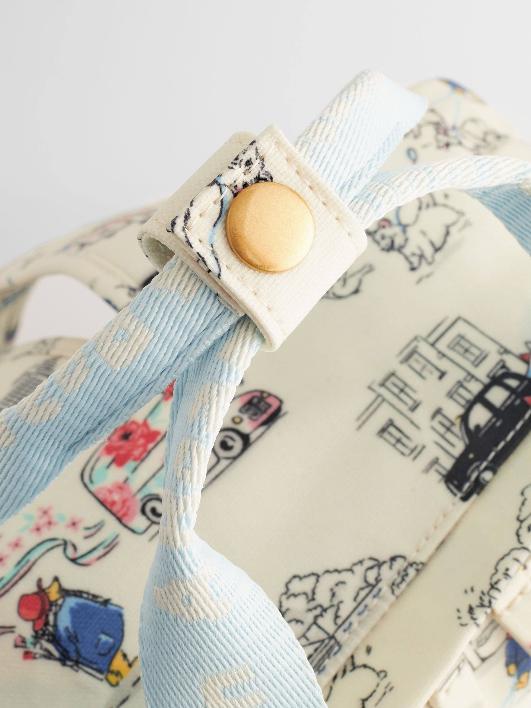 Cathkidston スモール ブックバッグ Paddington Check Ecru N07926s.jpg