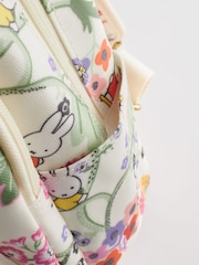 Cath Kidston Ecru Floral Miffy Compact Backpack - Image 8 of 8