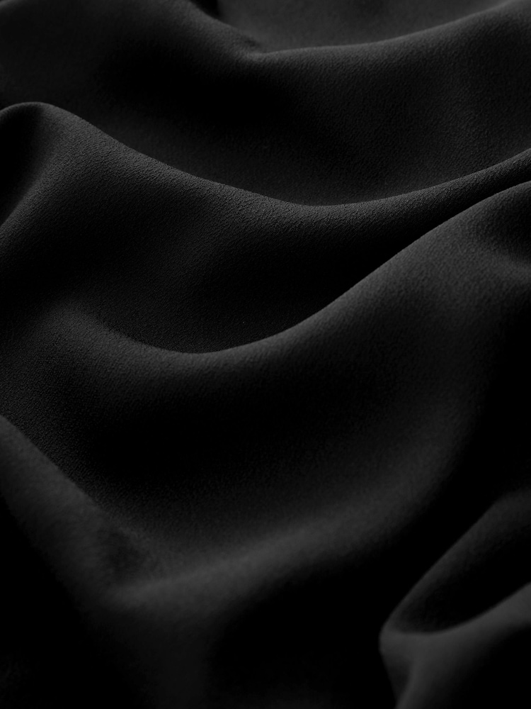 Black Chiffon Cape Cover-Up - Image 8 of 8