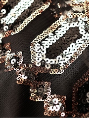 Superdry Silver Halter A-Line Dress - Image 7 of 9