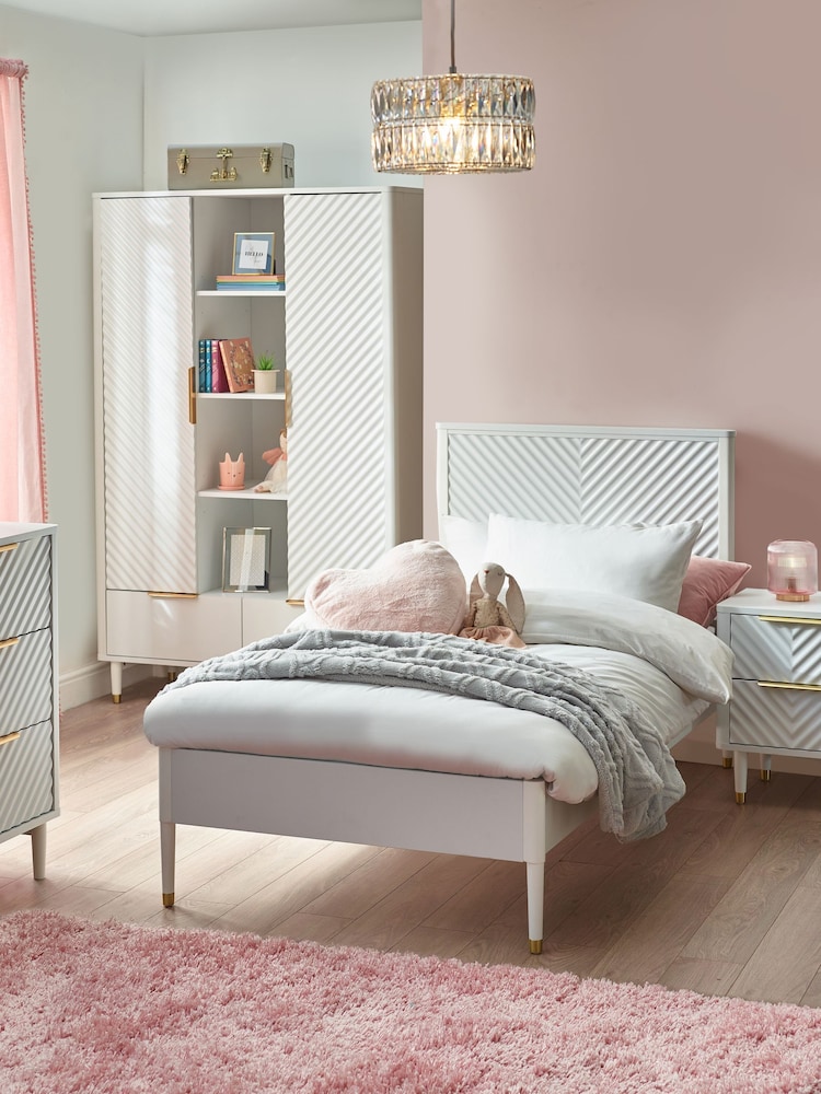 White Valencia Junior Kids Bed Frame - Image 1 of 5