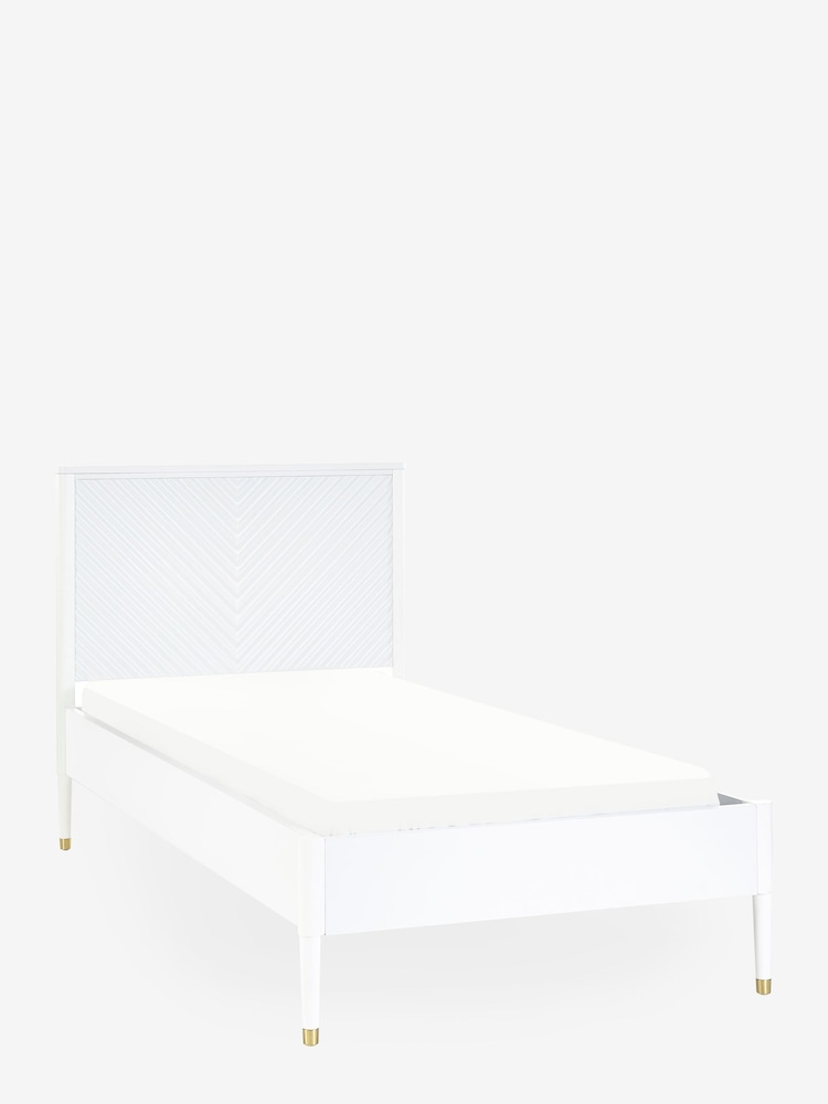 White Valencia Junior Kids Bed Frame - Image 2 of 5