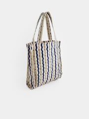 Cath Kidston Black/White Large Coated Bookbag - Image 1 of 4