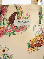 Светло-бежевый с принтом - Маленькая сумка для книг из % хлопка с покрытием Cath Kidston 100 - Изображение 3 из 5