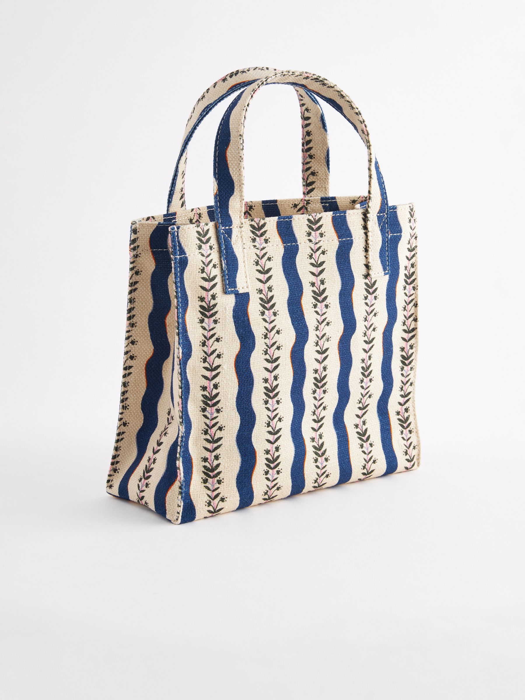 Buy Cath Kidston Black White Stripe Small Jute Book Bag from Next Japan