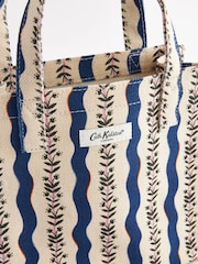 Cath Kidston Black & White Stripe Small Jute Book Bag - Image 3 of 10