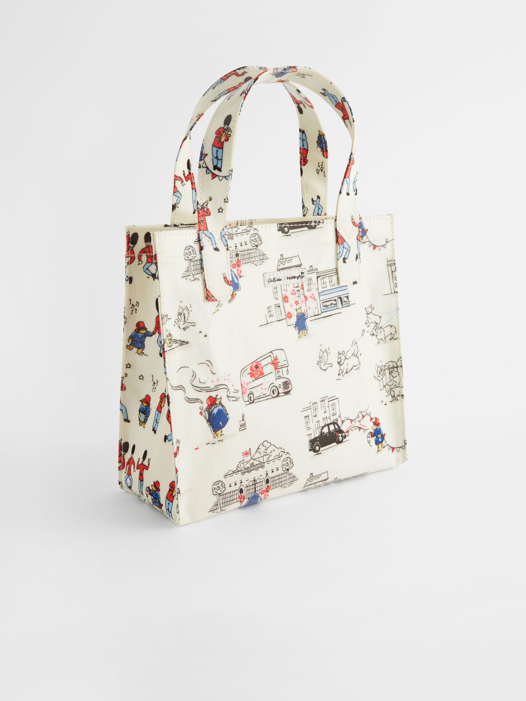 Cathkidston スモール ブックバッグ Paddington Check Ecru N07926s.jpg