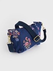 Cath Kidston Navy Floral Bunches Compact Cross Body Bag - Image 6 of 9