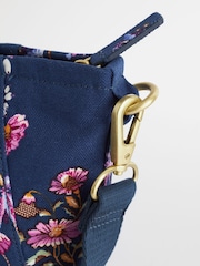 Cath Kidston Navy Floral Bunches Compact Cross Body Bag - Image 8 of 9