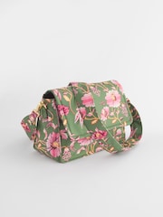 Cath Kidston Green Floral Cross Body Bag - Image 3 of 9