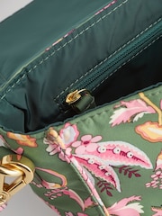 Cath Kidston Green Floral Cross Body Bag - Image 8 of 9