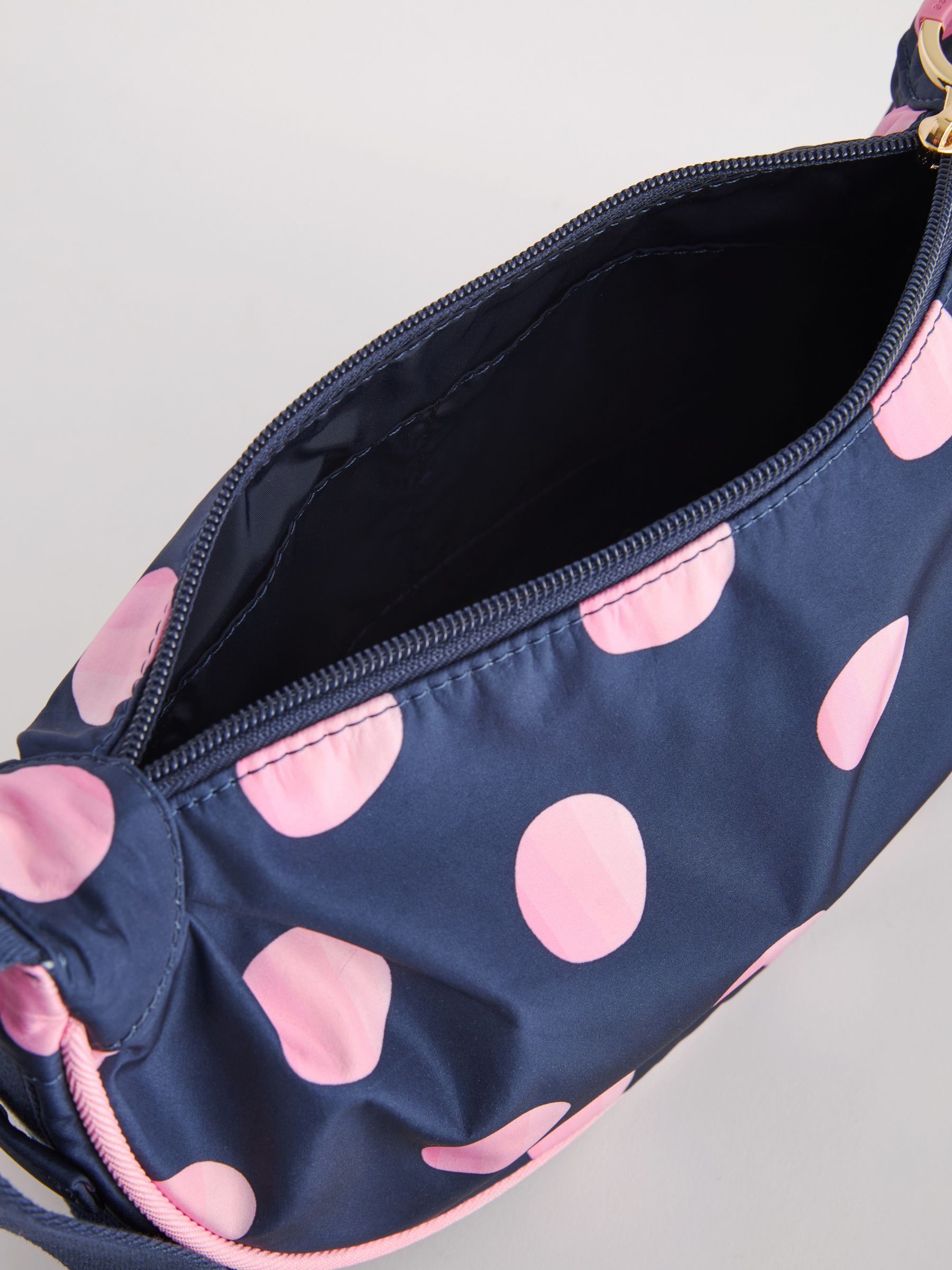 Buy Cath Kidston Navy Blue Spot Round Mini Shoulder Bag from Next Ireland