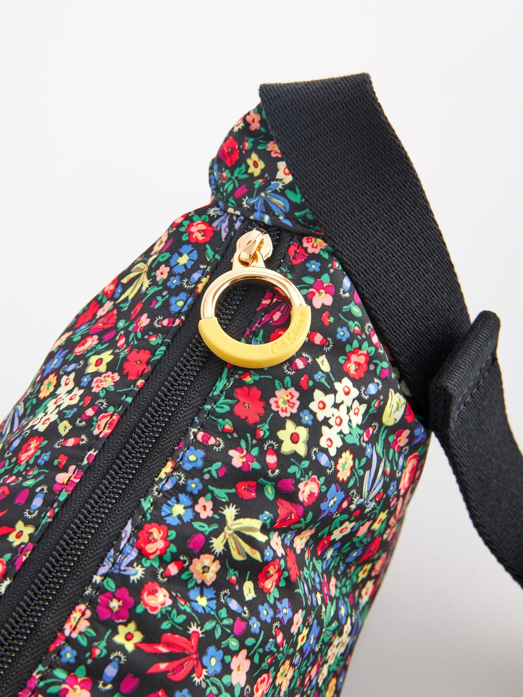 Round floral shoulder bag best sale