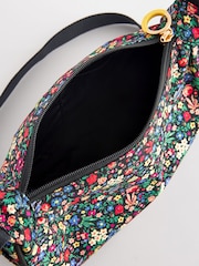 Cath Kidston Black Ditsy Floral Round Mini Shoulder Bag - Image 6 of 6