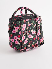 Cath Kidston Black Floral Print Travel Cross-Body Bag - Image 5 of 9