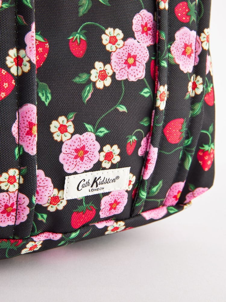 Cath Kidston Black Floral Print Travel Cross-Body Bag - Image 6 of 9