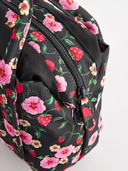 Cath Kidston Black Floral Print Travel Cross-Body Bag - Image 7 of 9
