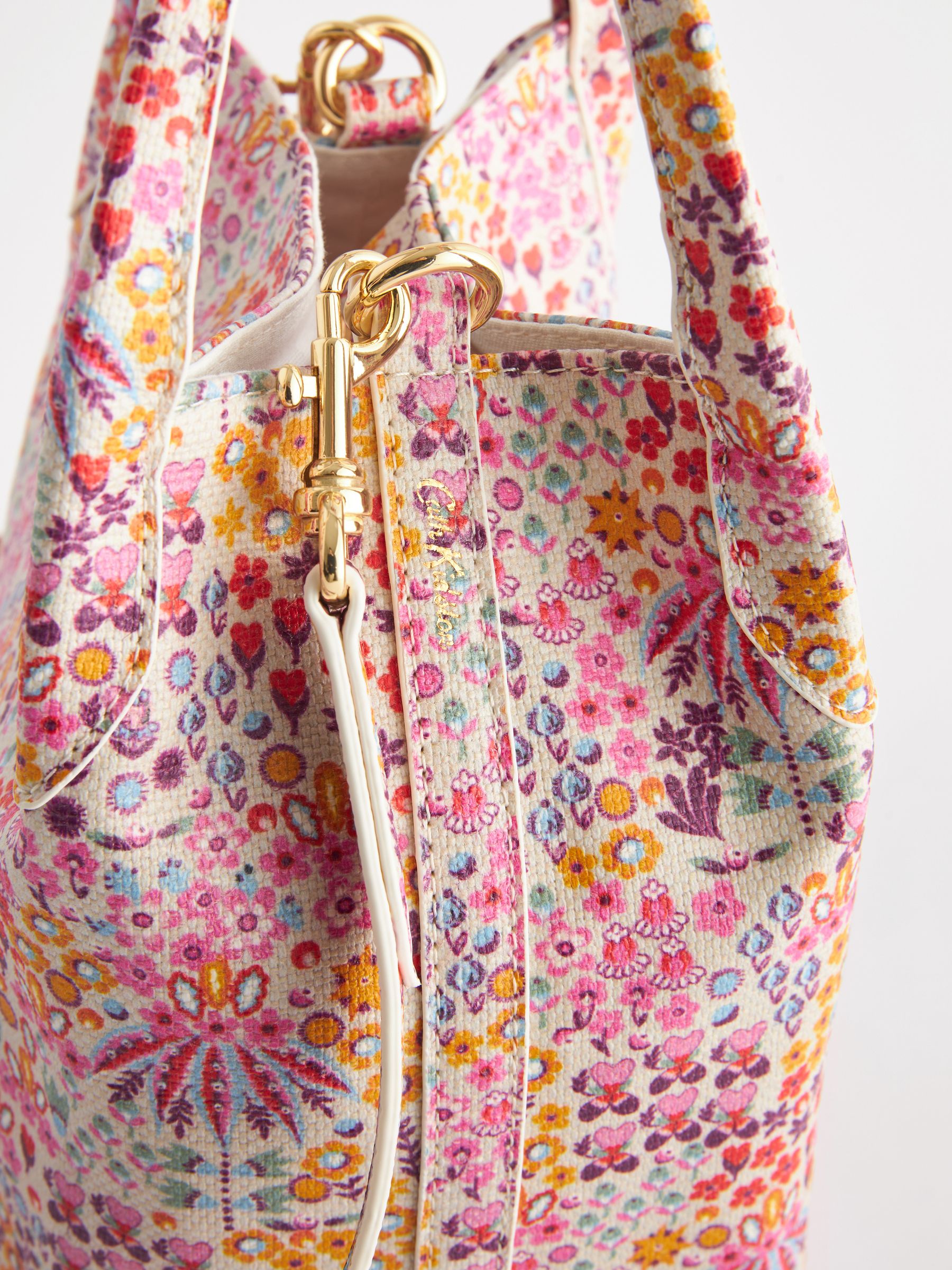 Buy Cath Kidston Pink Cream Ditsy Floral Cross Body Bucket Bag from Next Ireland