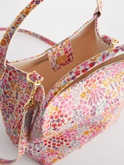 Cath Kidston Pink/Cream Ditsy Floral Cross Body Bucket Bag - Image 6 of 6
