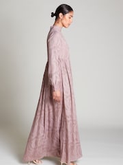 Aab Purple Dusky Maxi Lace Gown - Image 4 of 5
