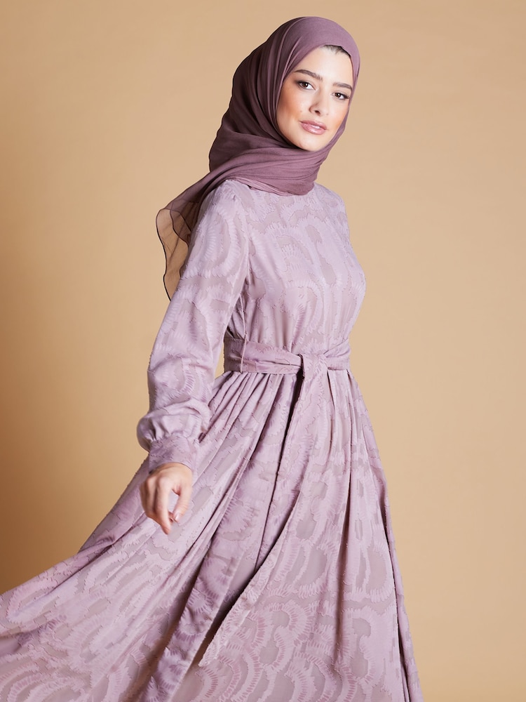 Aab Purple Dusky Maxi Lace Gown - Image 5 of 5