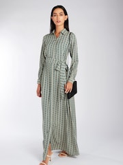 Aab Blue Hexagon Maxi Dress - Image 4 of 4