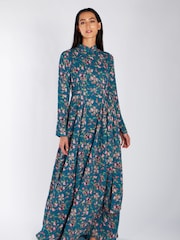 Aab Blue Lilium Maxi Dress - Image 1 of 5