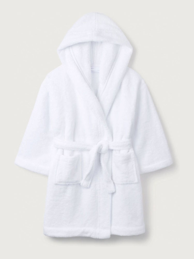 לבן - חלוק נעים ורוד של The White Company - Image 4 of 5