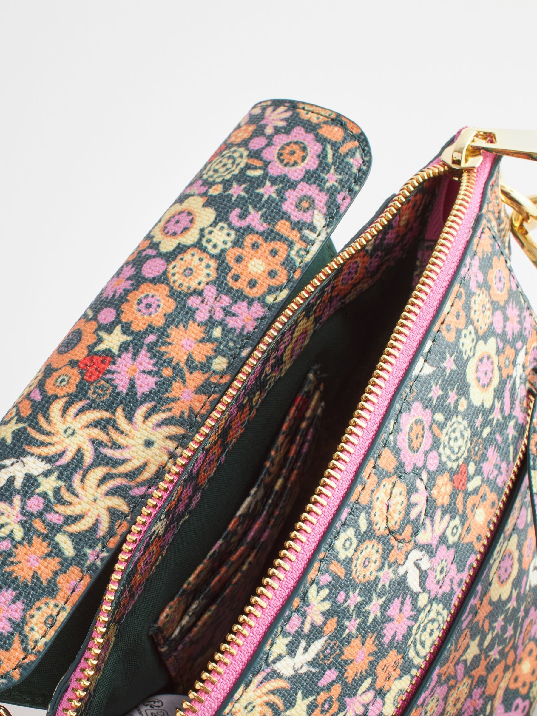 Buy Cath Kidston Orange/Blue Curved Cross-Body Bag from Next