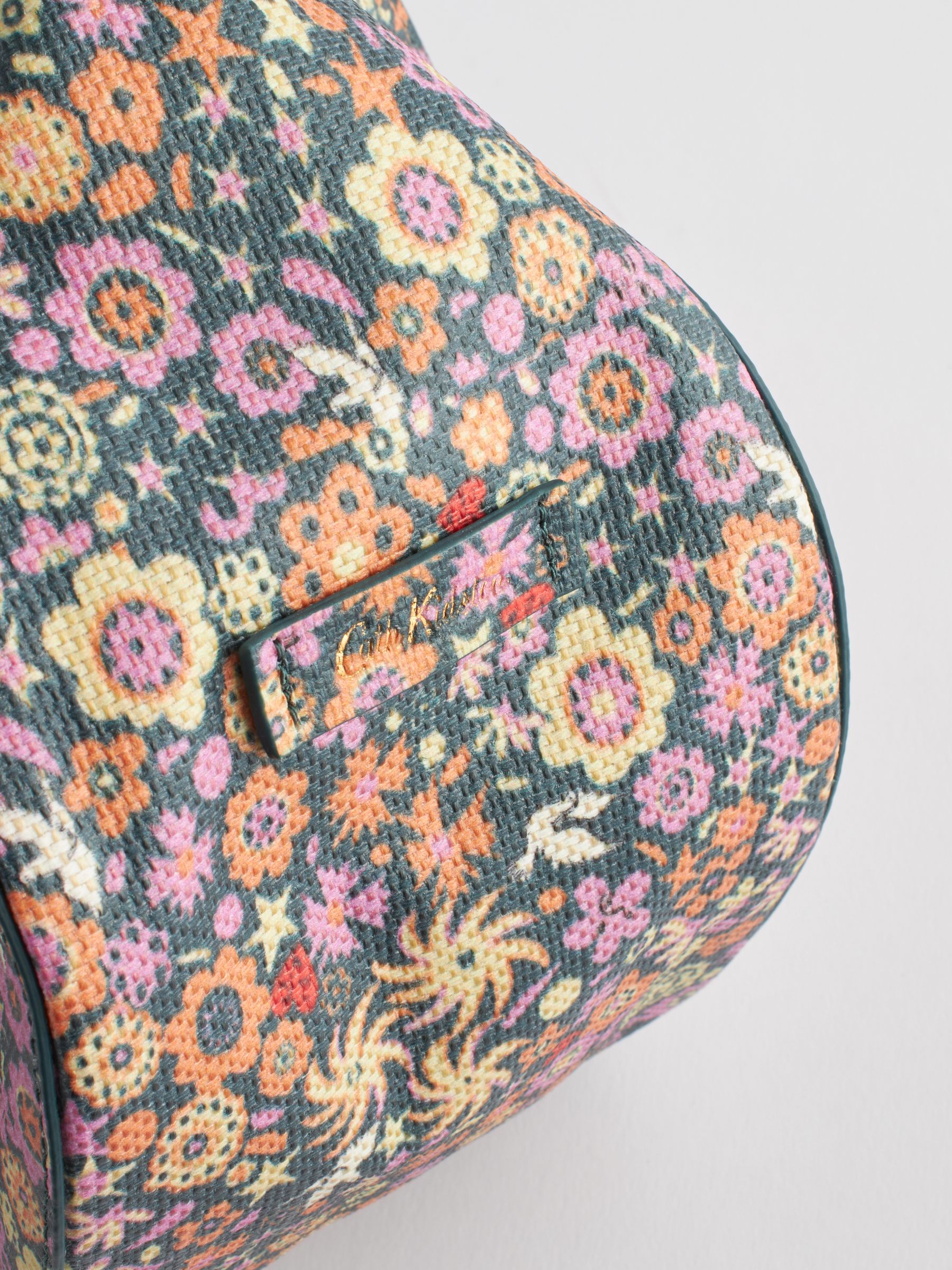 Buy Cath Kidston Orange/Blue Curved Cross-Body Bag from Next