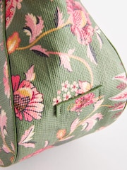 Cath Kidston Green Floral Curved Cross-Body Bag - Image 11 of 12