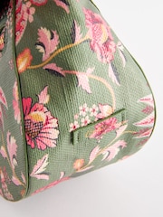 Cath Kidston Green Floral Curved Cross-Body Bag - Image 7 of 12