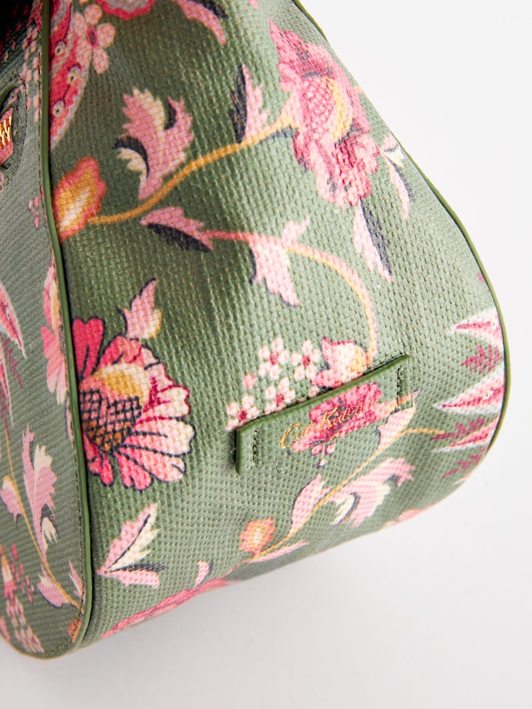 Cath Kidston Green Floral Curved Cross-Body Bag - Image 7 of 12