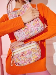 Rosa/Creme/Blümchenmuster - Cath Kidston Utility-Kameratasche mit Umhängeriemen - Bild 1 von 14