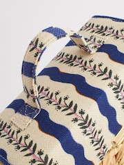 Cath Kidston Black & White Stripe Canvas Cross-Body Bag - Image 12 of 13