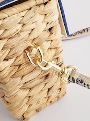 Cath Kidston Black & White Stripe Canvas Cross-Body Bag - Image 8 of 13