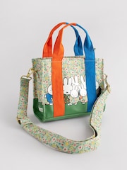 Cath Kidston Blue Miffy 100% Cotton Mini Bonded Cross Body Tote Bag - Image 1 of 5
