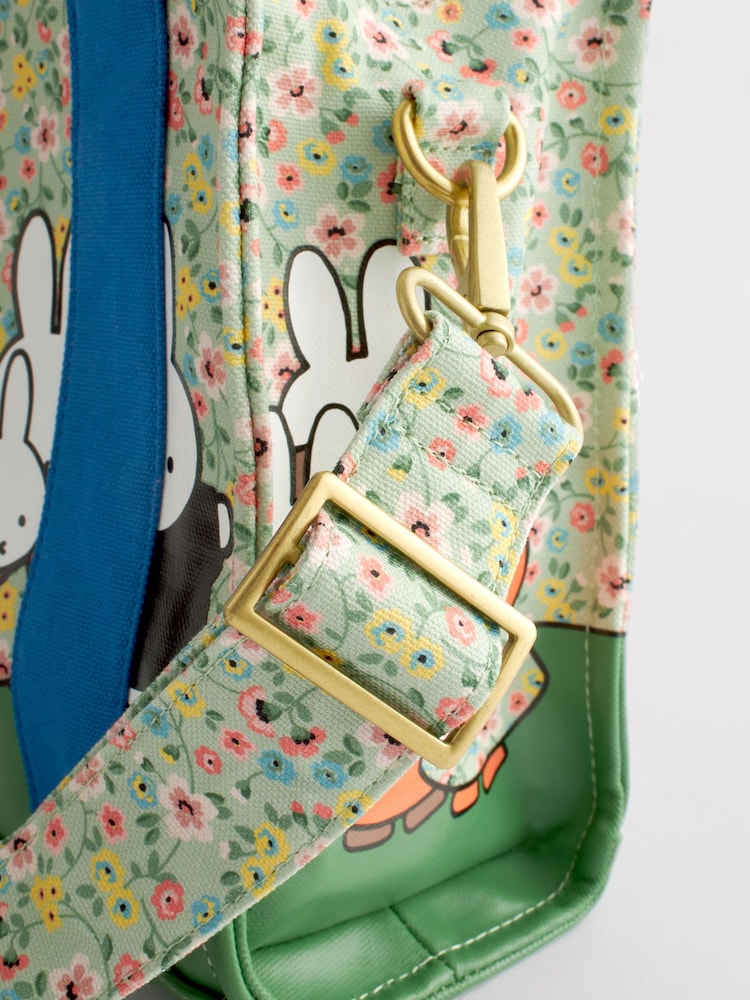 Cath Kidston Blue Miffy 100% Cotton Mini Bonded Cross Body Tote Bag - Image 4 of 5