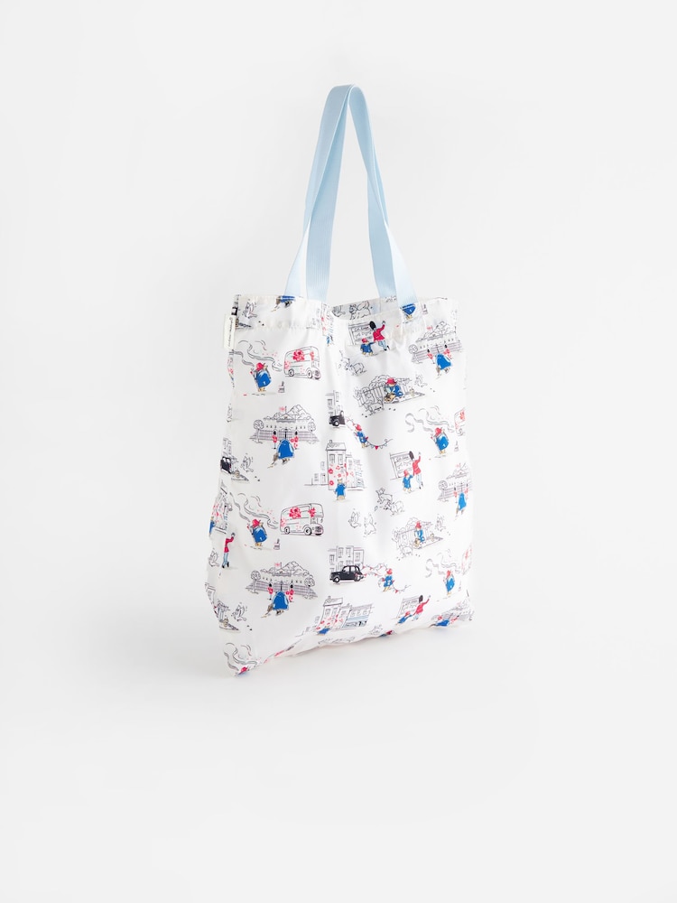 Cath Kidston Ecru Paddington Goes To Town Foldaway Tote Bag - Image 1 of 8