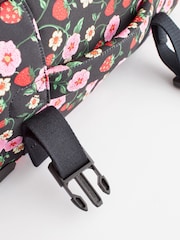 Cath Kidston Black Floral Print 4 Wheel Suitcase - Image 6 of 12