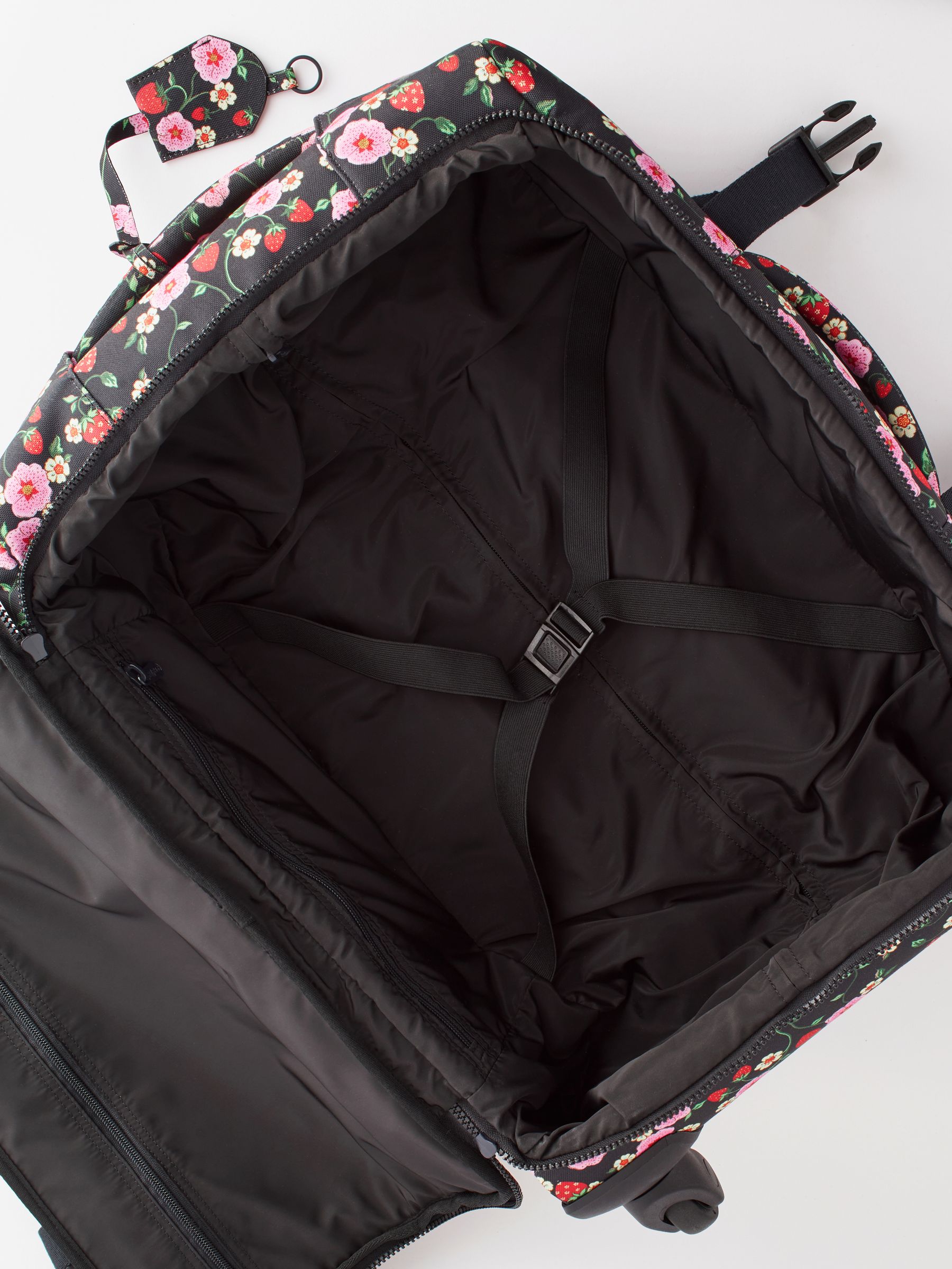 Womens Cath Kidston 4 Wheel Suitcase Black