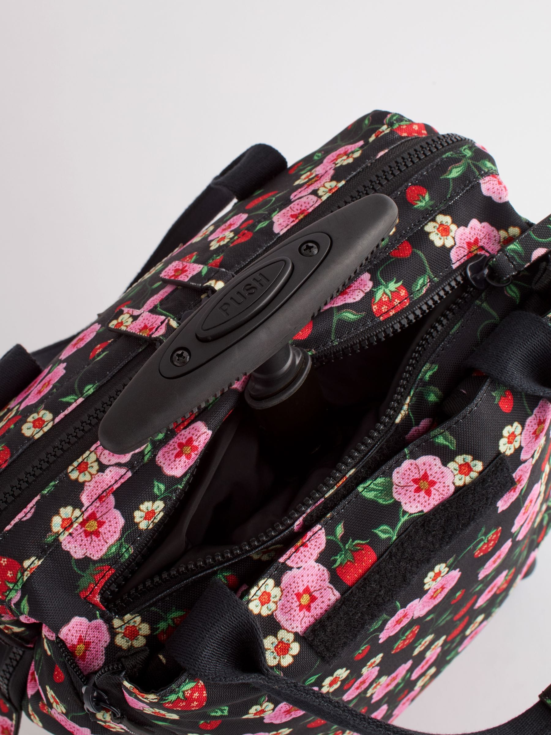 Womens Cath Kidston Wheeled Duffle Bag Black
